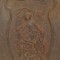 Antique Fireplace Summer Cover Cast Iron Lady with Fish and Net