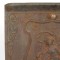 Antique Fireplace Summer Cover Cast Iron Lady with Fish and Net