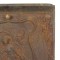 Antique Fireplace Summer Cover Cast Iron Lady with Fish and Net