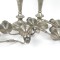 Pair Vintage Silverplate Candelabra Goldfeder